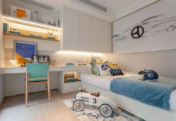 300平米新中式别墅次卧装修效果图