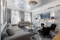 现代豪华风格别墅装饰效果画