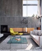 [重庆别墅装饰设计]展现水泥裸墙、别墅空间的气