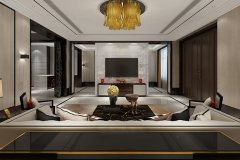 重庆别墅装饰巧妙搭配色彩设计空间，让五色音