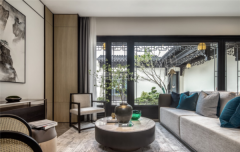 新中式别墅设计案例中式别墅室内装饰设计