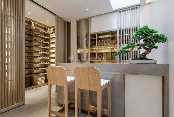 300平米新中式别墅客厅装修效果图