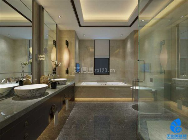 重庆东海岸300中式风格别墅装修