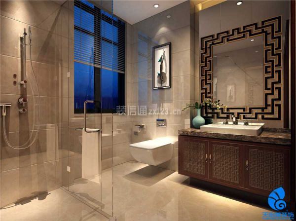 重庆东海岸300中式风格别墅装修