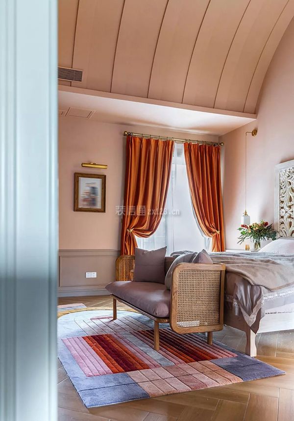 美式混搭主卧装修效果图