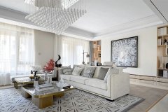 600美国复古风格设计案例：柯荣。全厅庭院