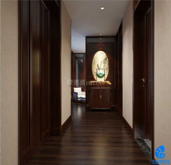 重庆东海岸300㎡中式风格别墅装修