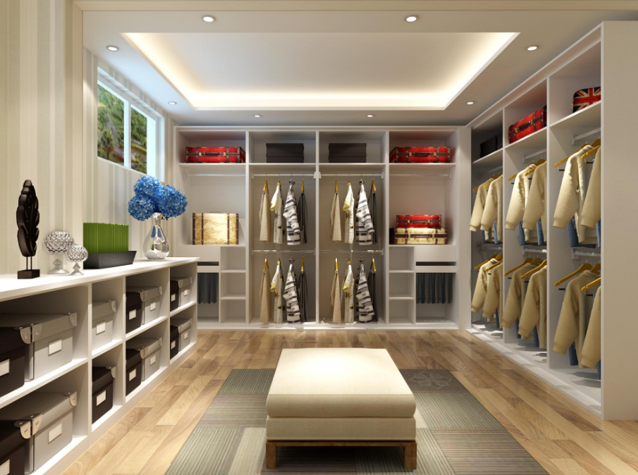 重庆别墅软装设计中衣帽间怎么规划？有哪些注意事项？